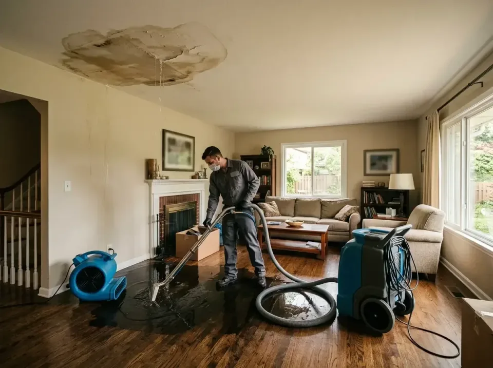 attic-pipe-burst-ceiling-drip-008 — frequently asked questions, Water Damage Restoration & Carpet Care in August, CA